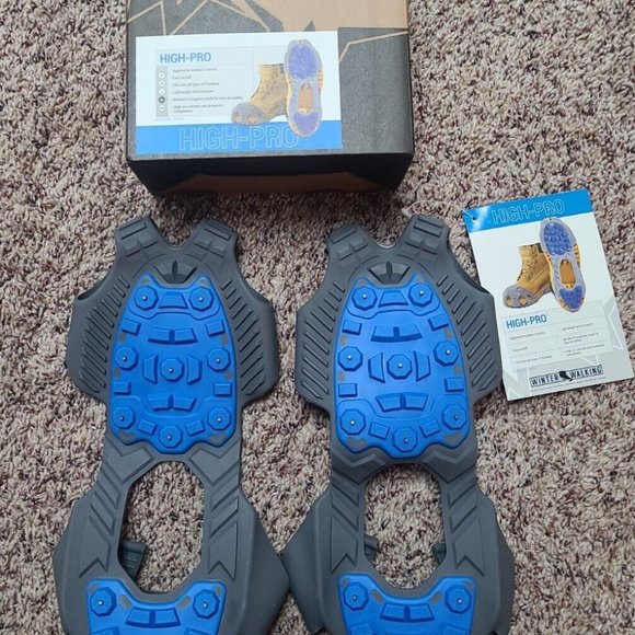 Winter Walking High Pro ICE CLEATS Shoe Boot Traction, NWT - Picture 8 of 9